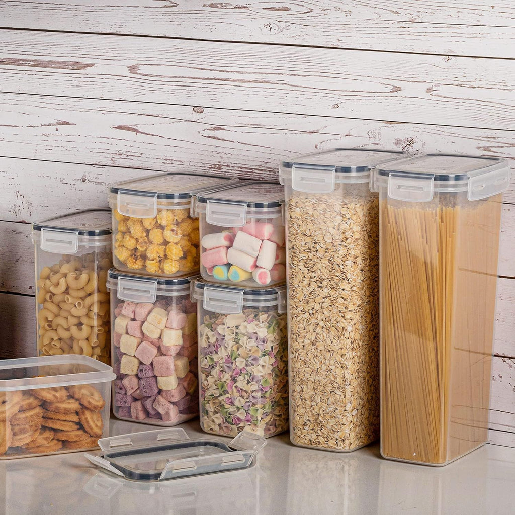 Stackable Airtight Pantry Container and Label Set