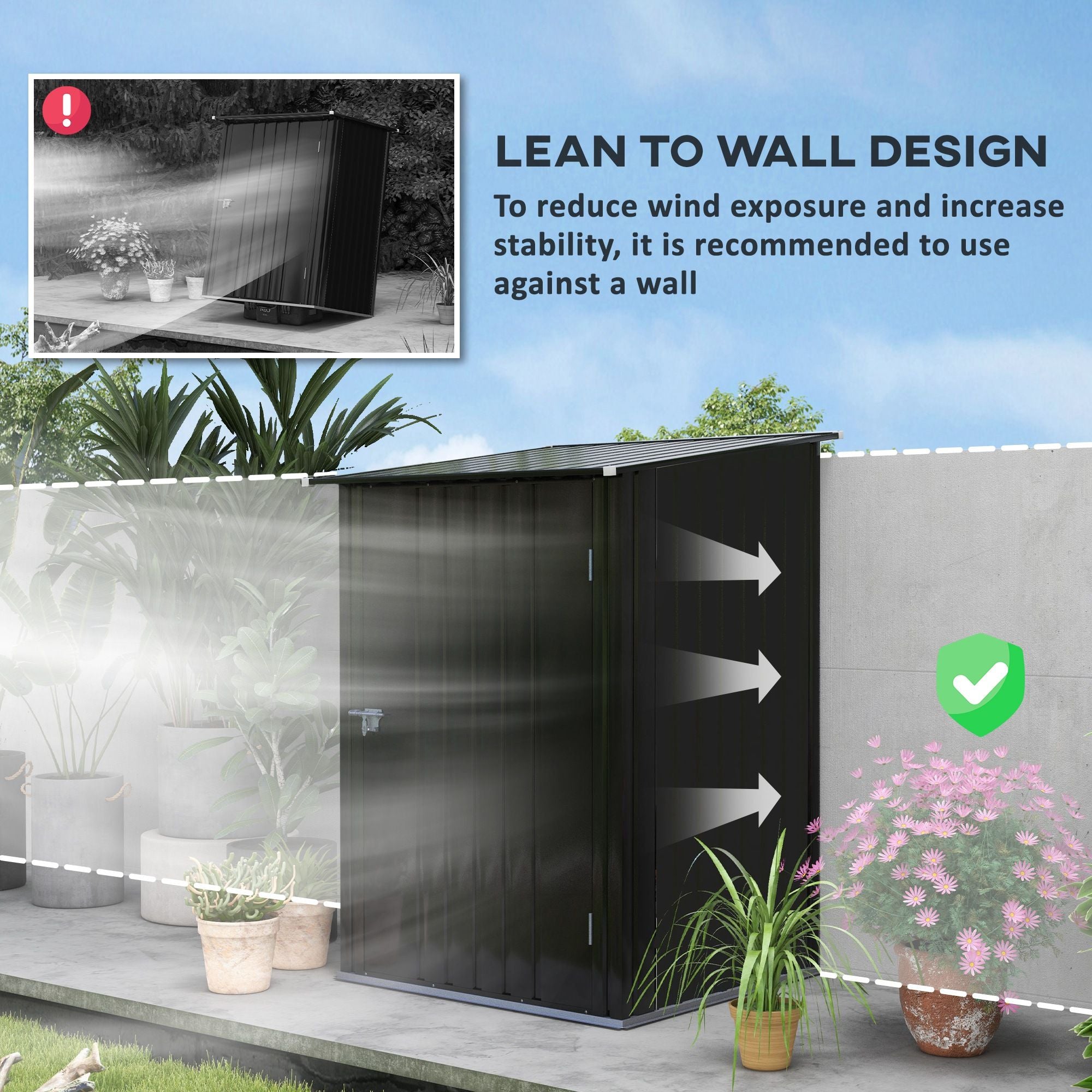 Versatile Outdoor Storage Shed for Tools and Equipment