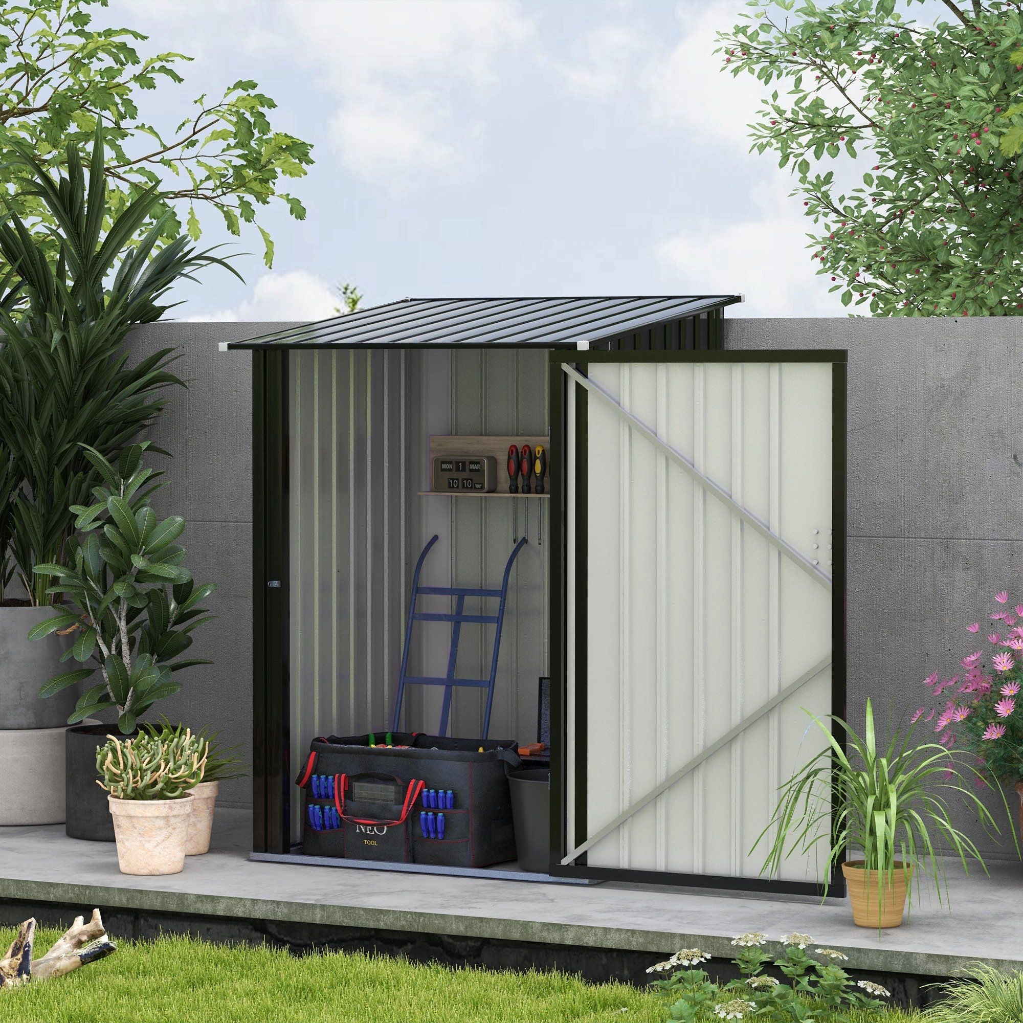 Versatile Outdoor Storage Shed for Tools and Equipment