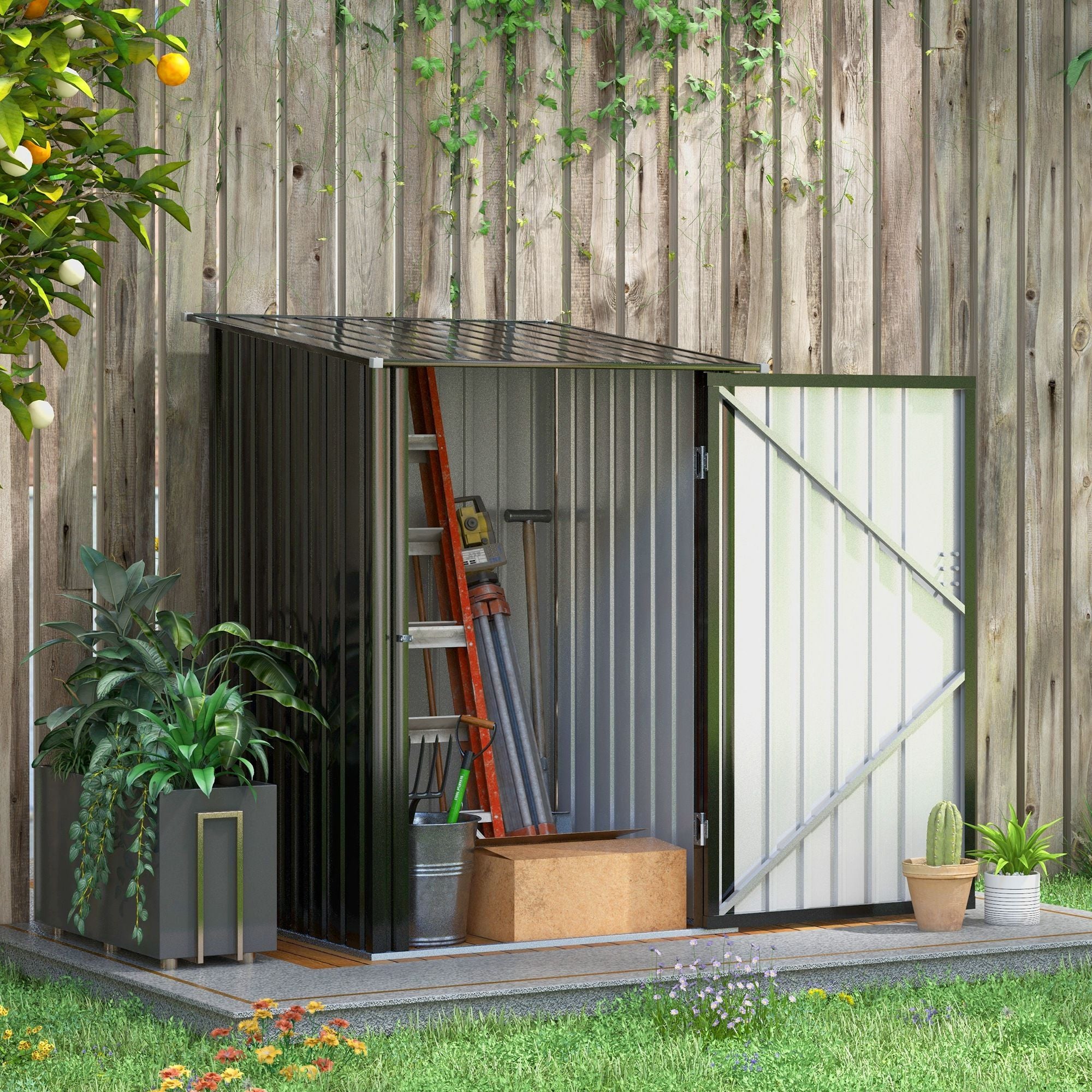 Versatile Outdoor Storage Shed for Tools and Equipment