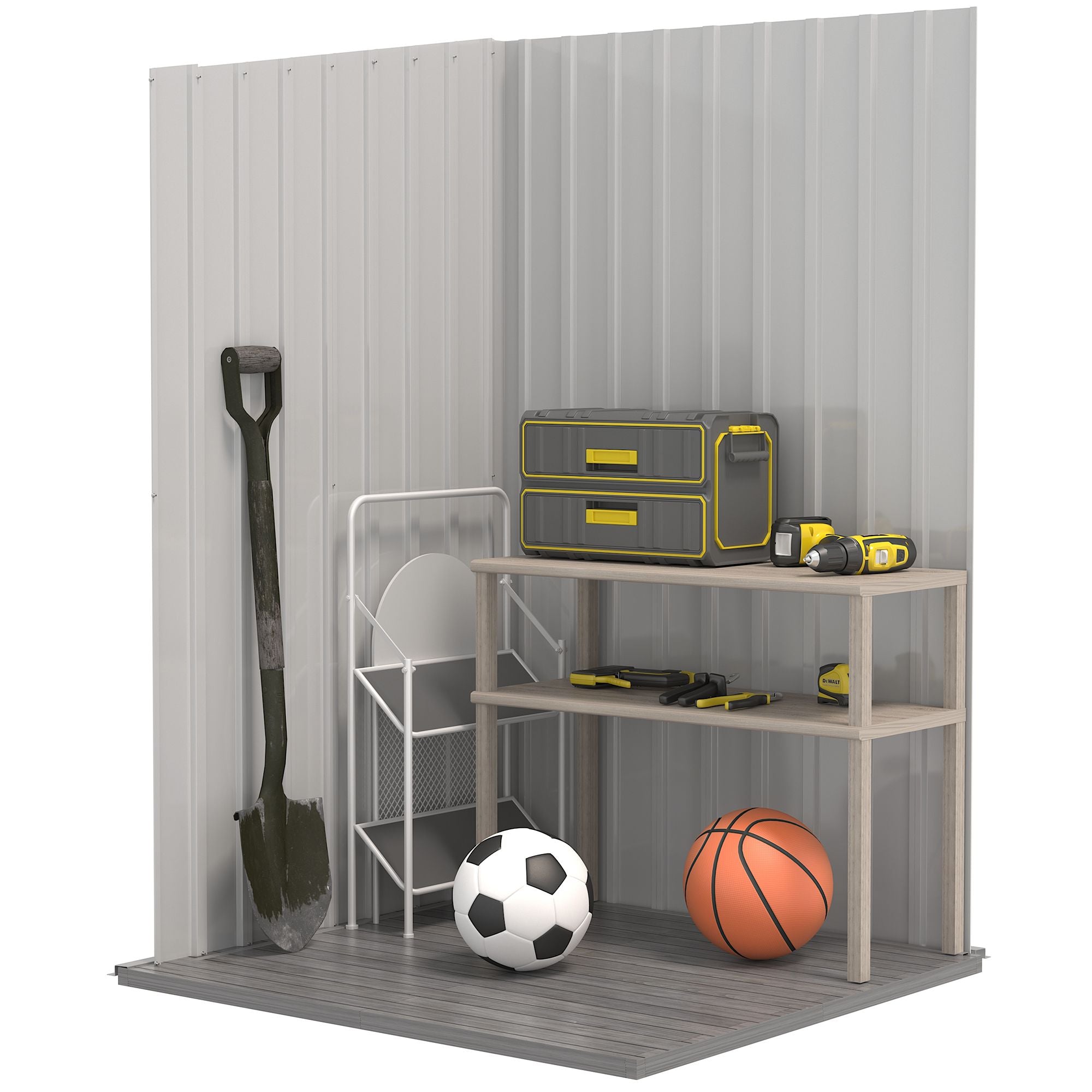 Versatile Outdoor Storage Shed for Tools and Equipment