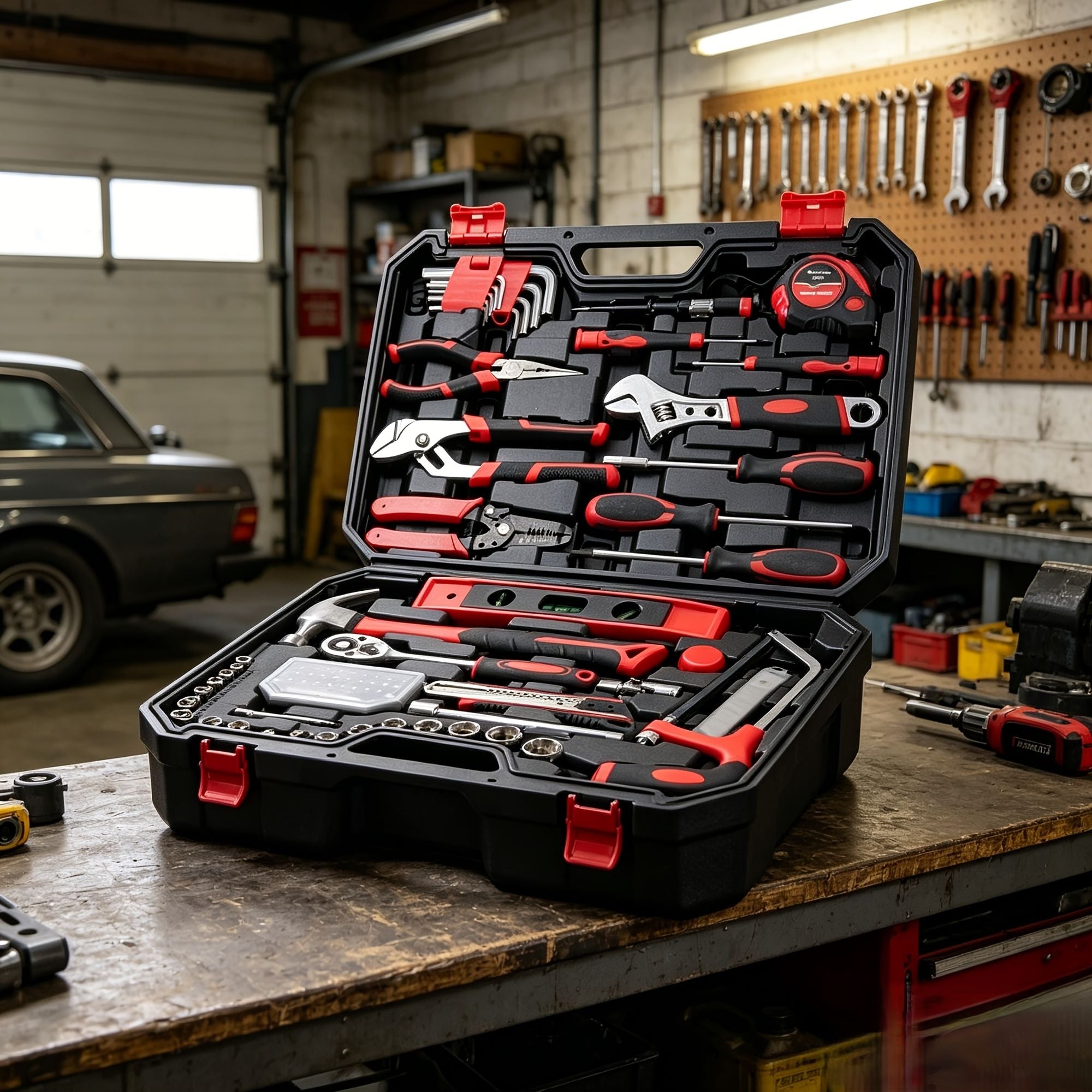 330-Piece Professional Hand Tool Set with Organized Storage Case