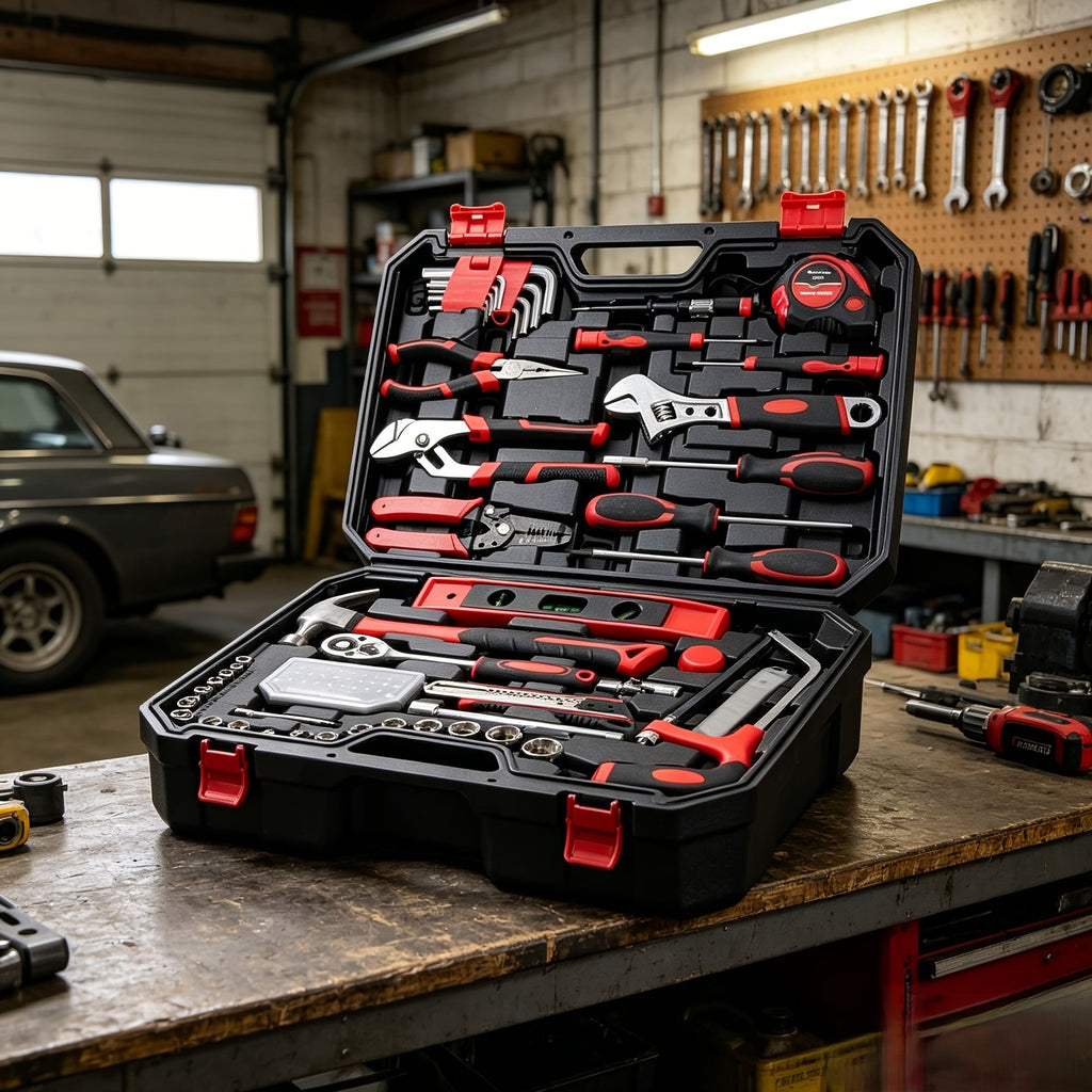 330-Piece Professional Hand Tool Set with Organized Storage Case