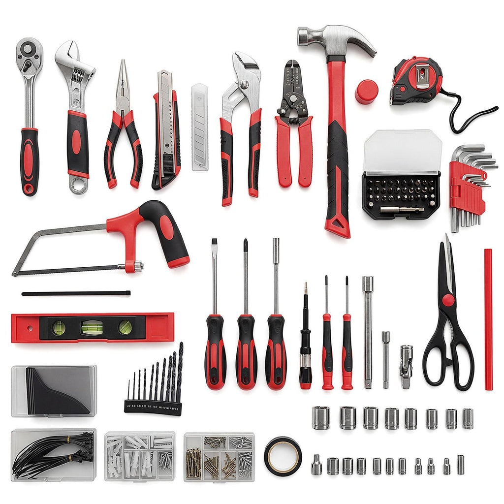 330-Piece Professional Hand Tool Set with Organized Storage Case