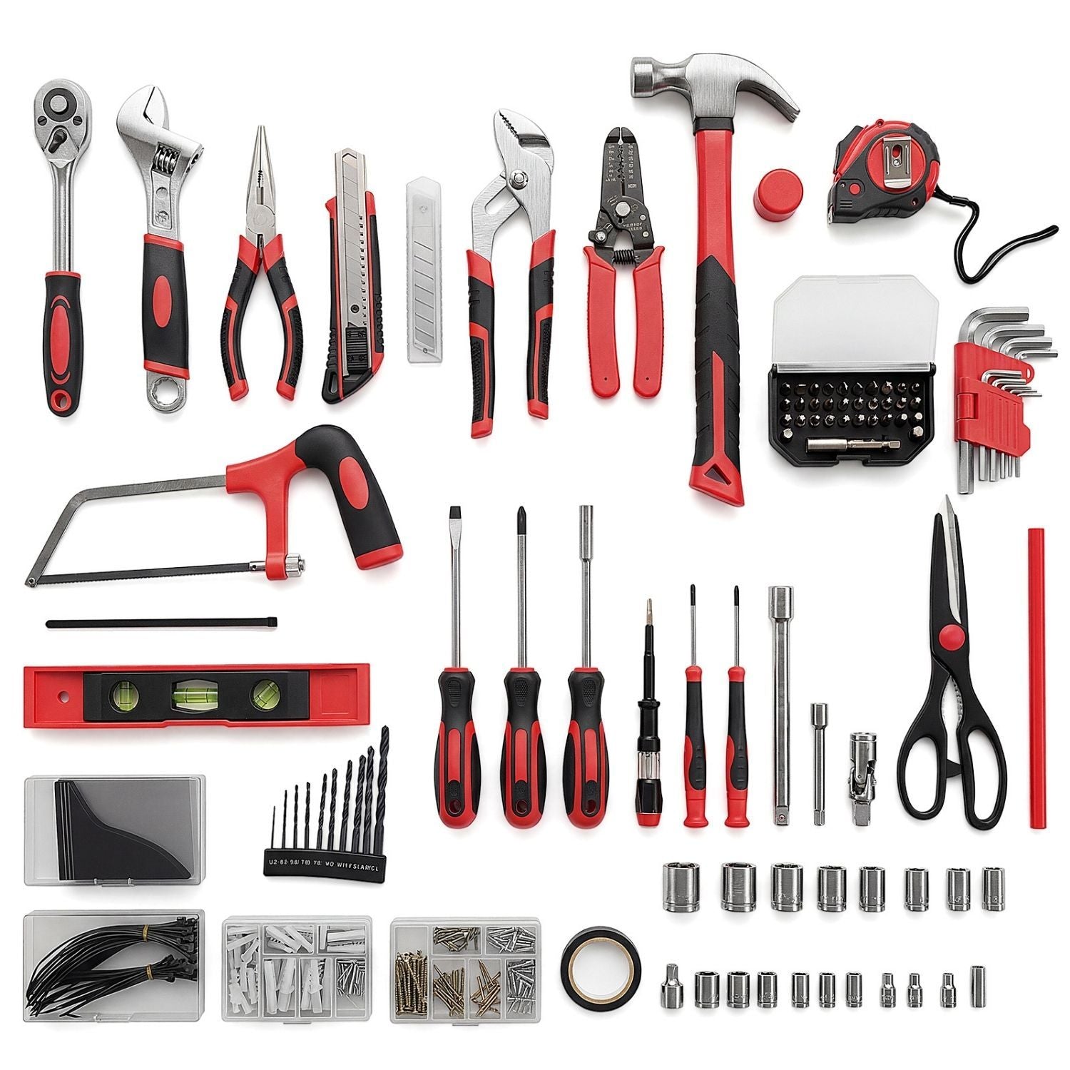 330-Piece Professional Hand Tool Set with Organized Storage Case