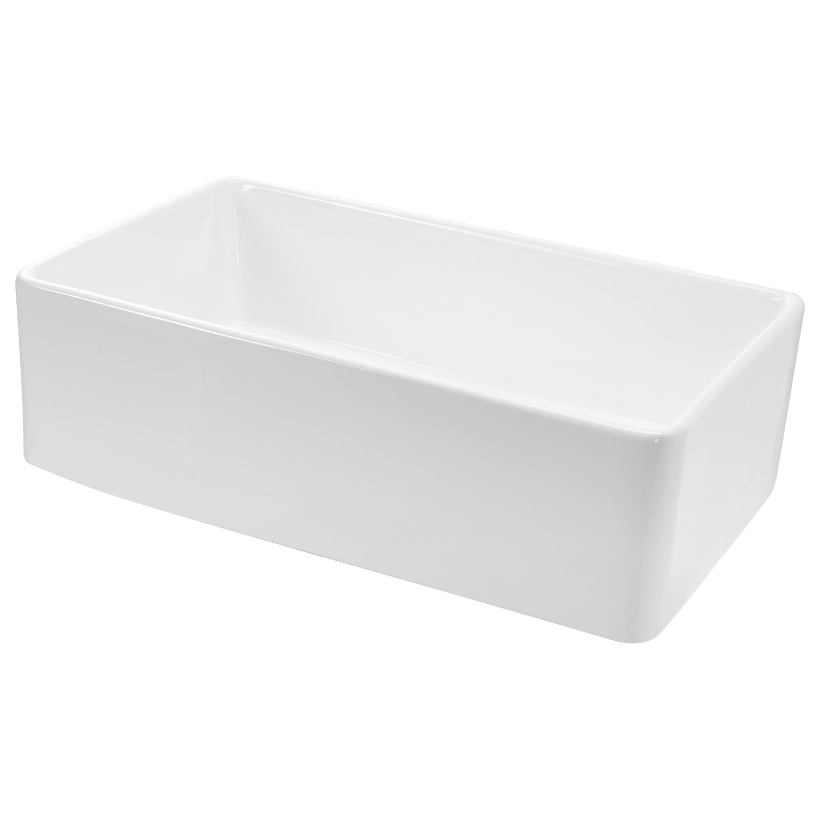 Farmhouse Sink, White Sink Workstation, Fireclay Undermount Basins, Apron Front Single