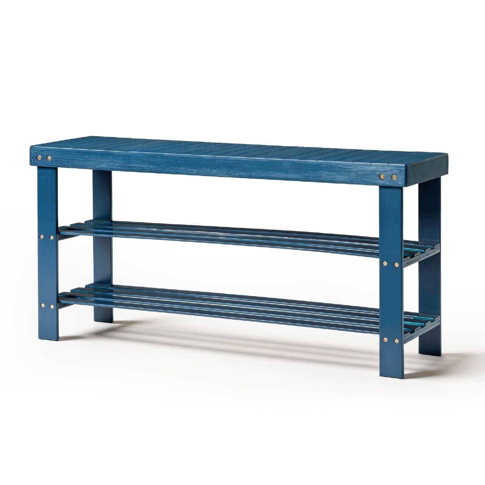 3-Tier Open Shoe Rack with Ventilated Design