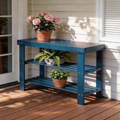 3-Tier Open Shoe Rack with Ventilated Design
