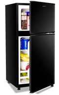 Two-Door Compact Refrigerator with Top Freezer