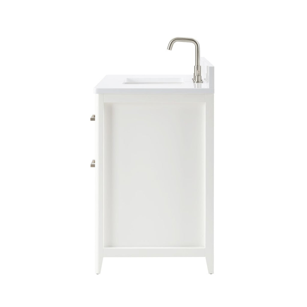 36 Solid Wood Bathroom Vanity with Power Station