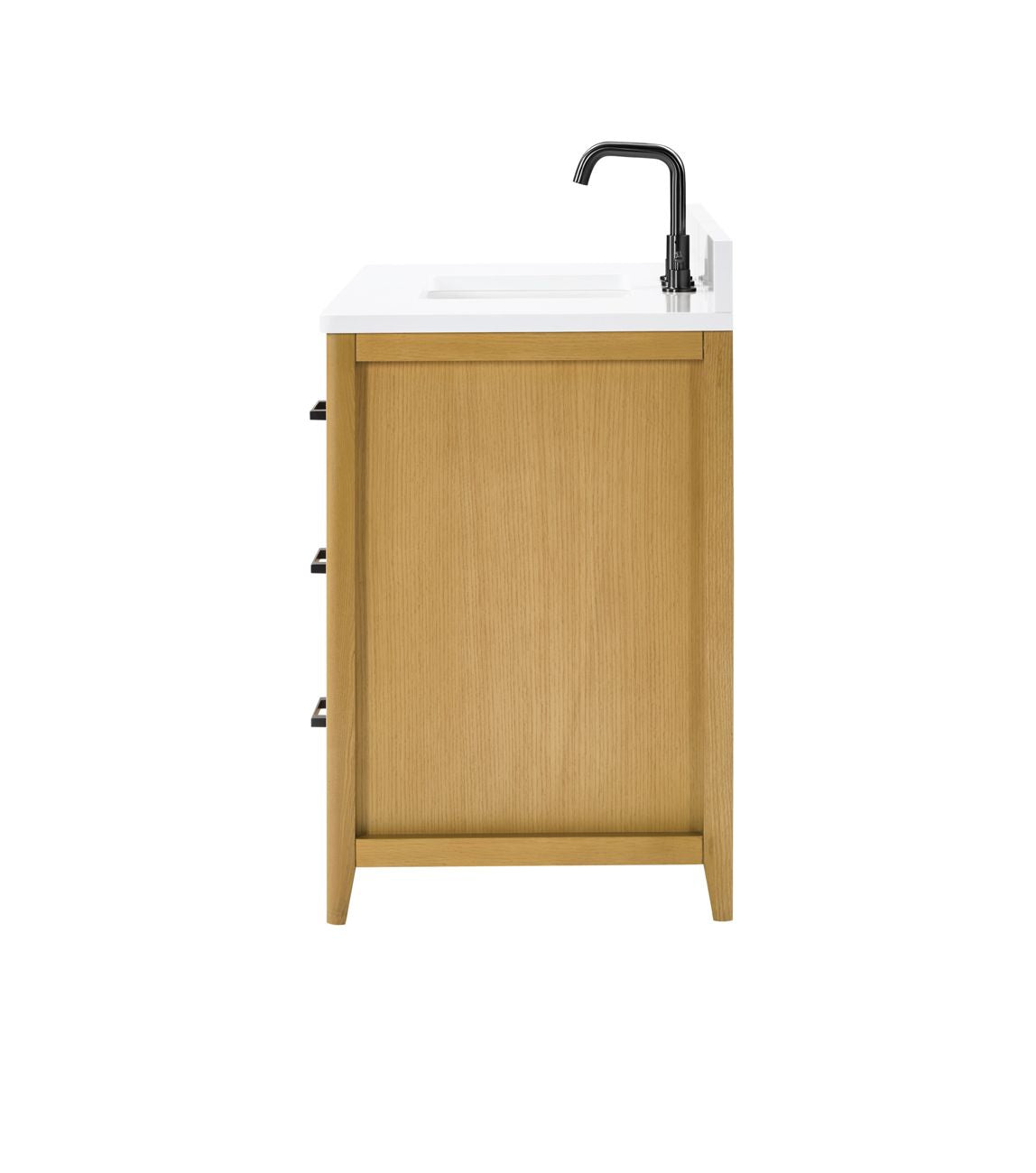 36 Solid Wood Bathroom Vanity with Power Station