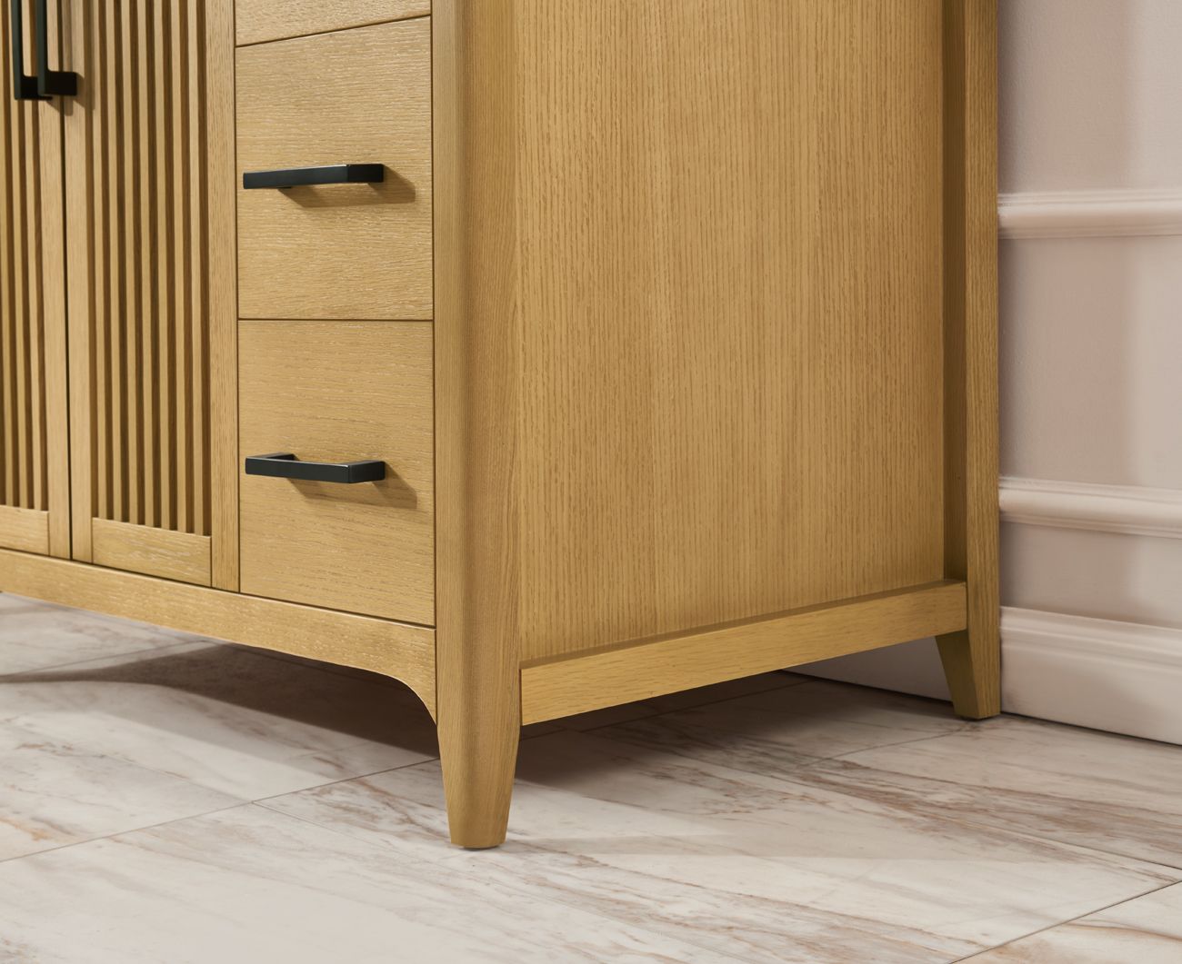 36 Solid Wood Bathroom Vanity with Power Station