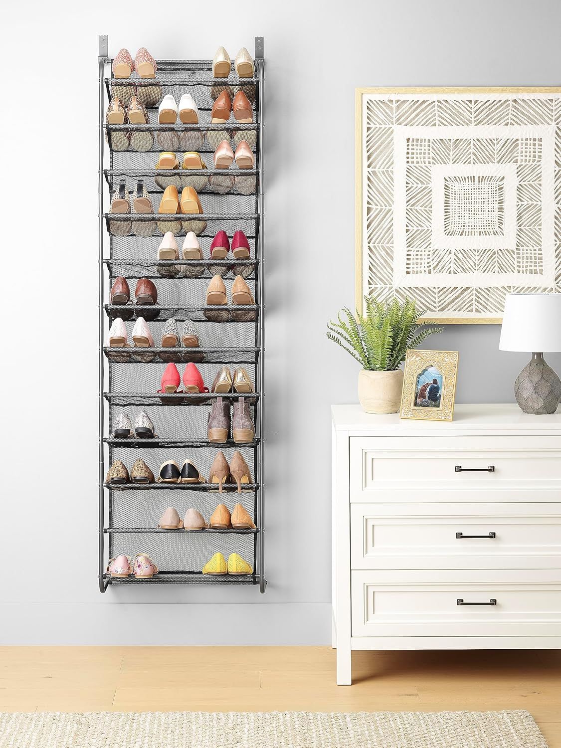 Over-the-Door Shoe Organizer for Clutter-Free Entryway