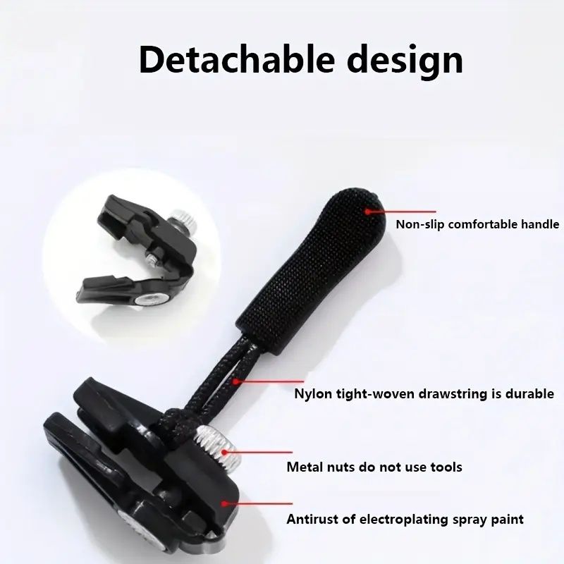 Universal Zipper Fixer Repair Kit – No Sewing Required, Quick Installation