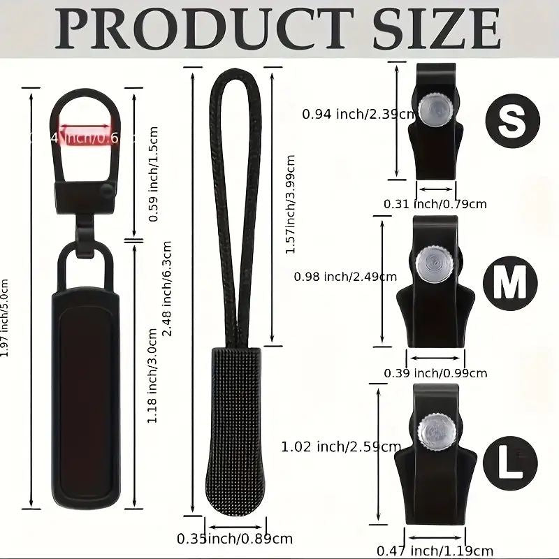 Universal Zipper Fixer Repair Kit – No Sewing Required, Quick Installation