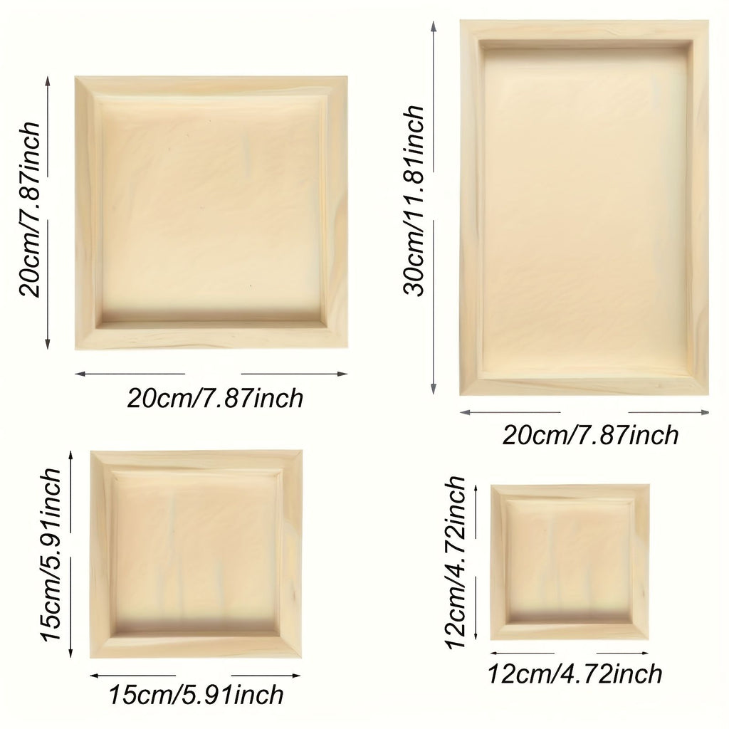 Blank Art Panels for Drawing, Painting, and Crafts
