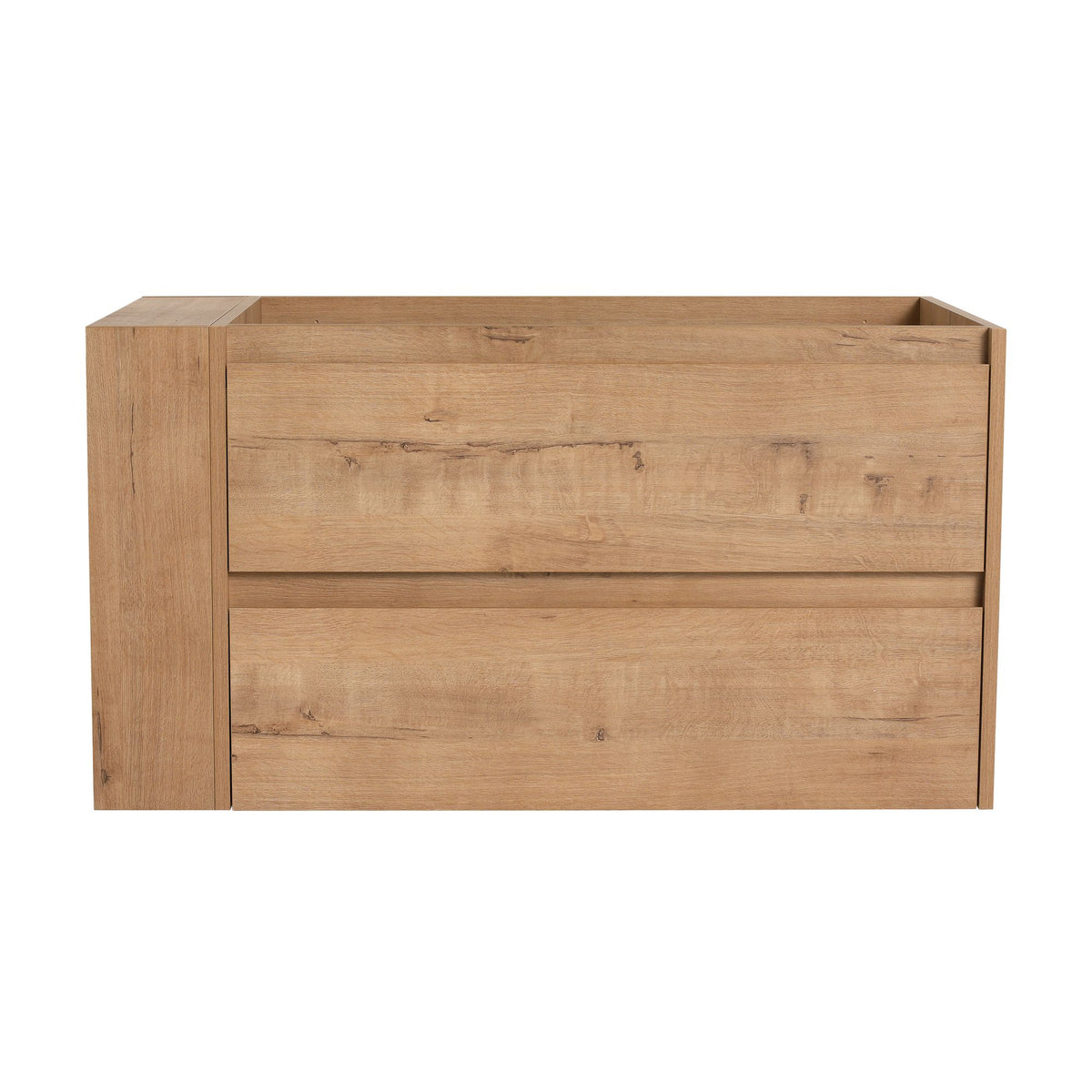 36- Wall Mount Bathroom Vanity with Soft-Close Door and Ample Bottom Storage