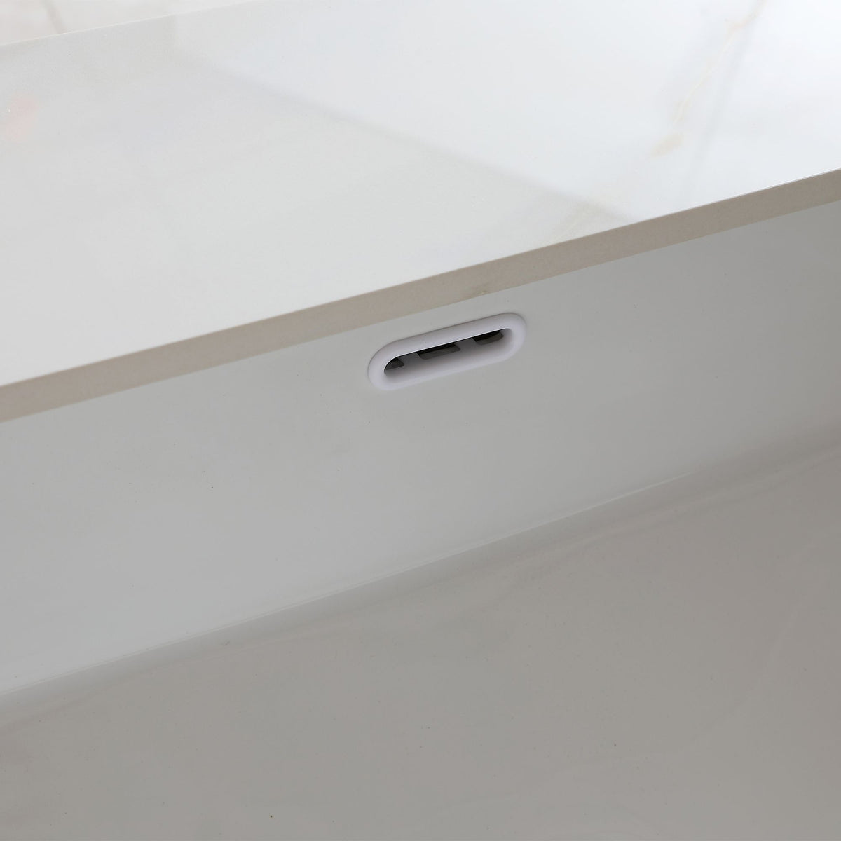 37 Marble Vanity Top, Bathroom Vanity Top with Undermount Rectangular Middle Sink and Height