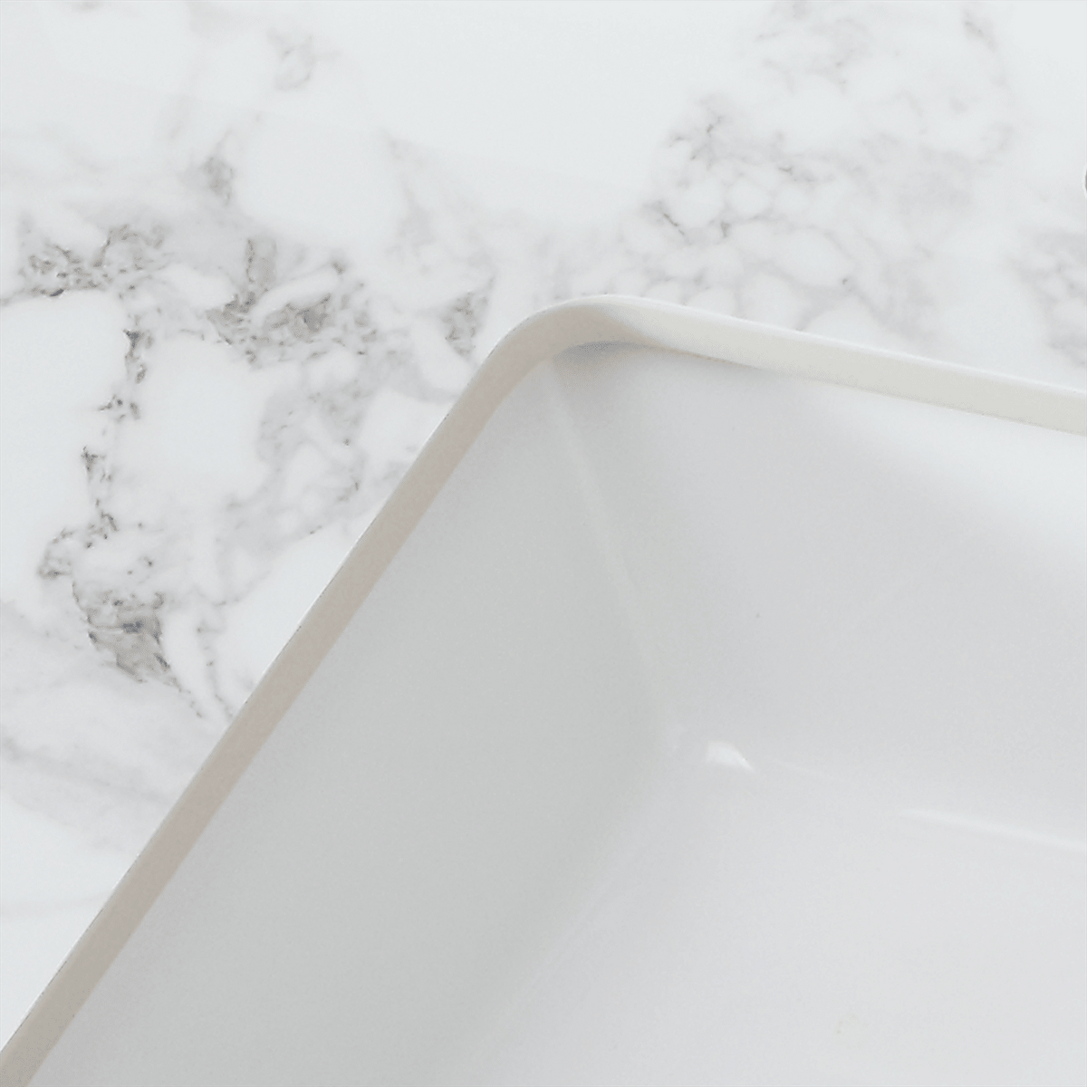 Carra White Vanity Top with Undermount Sink