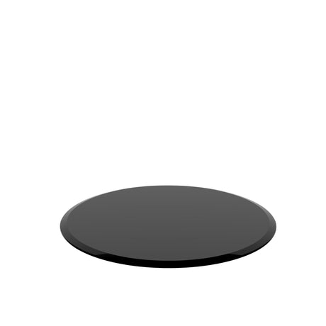 Round Tempered Glass Table Top with Beveled Polished Edge