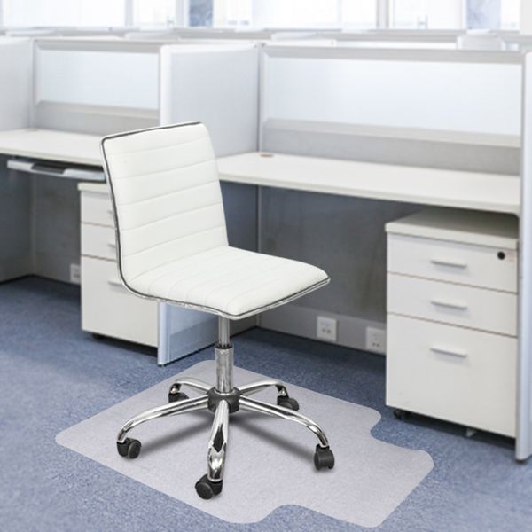 Transparent Chair Floor Protection Mat Set