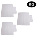 Transparent Chair Floor Protection Mat Set