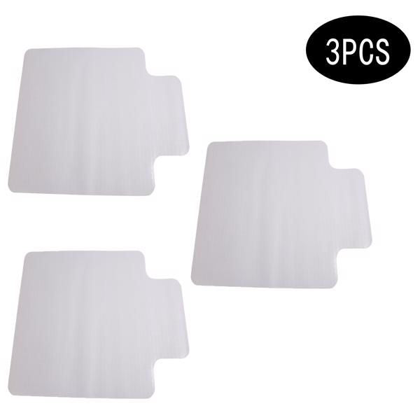 Transparent Chair Floor Protection Mat Set