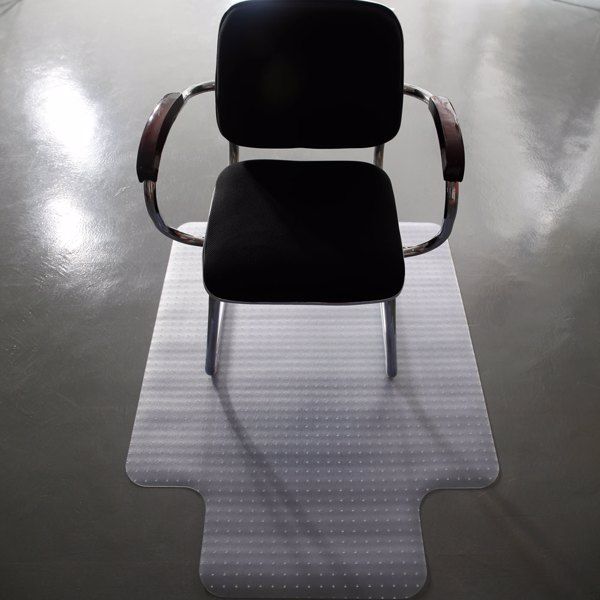 Transparent Chair Floor Protection Mat Set