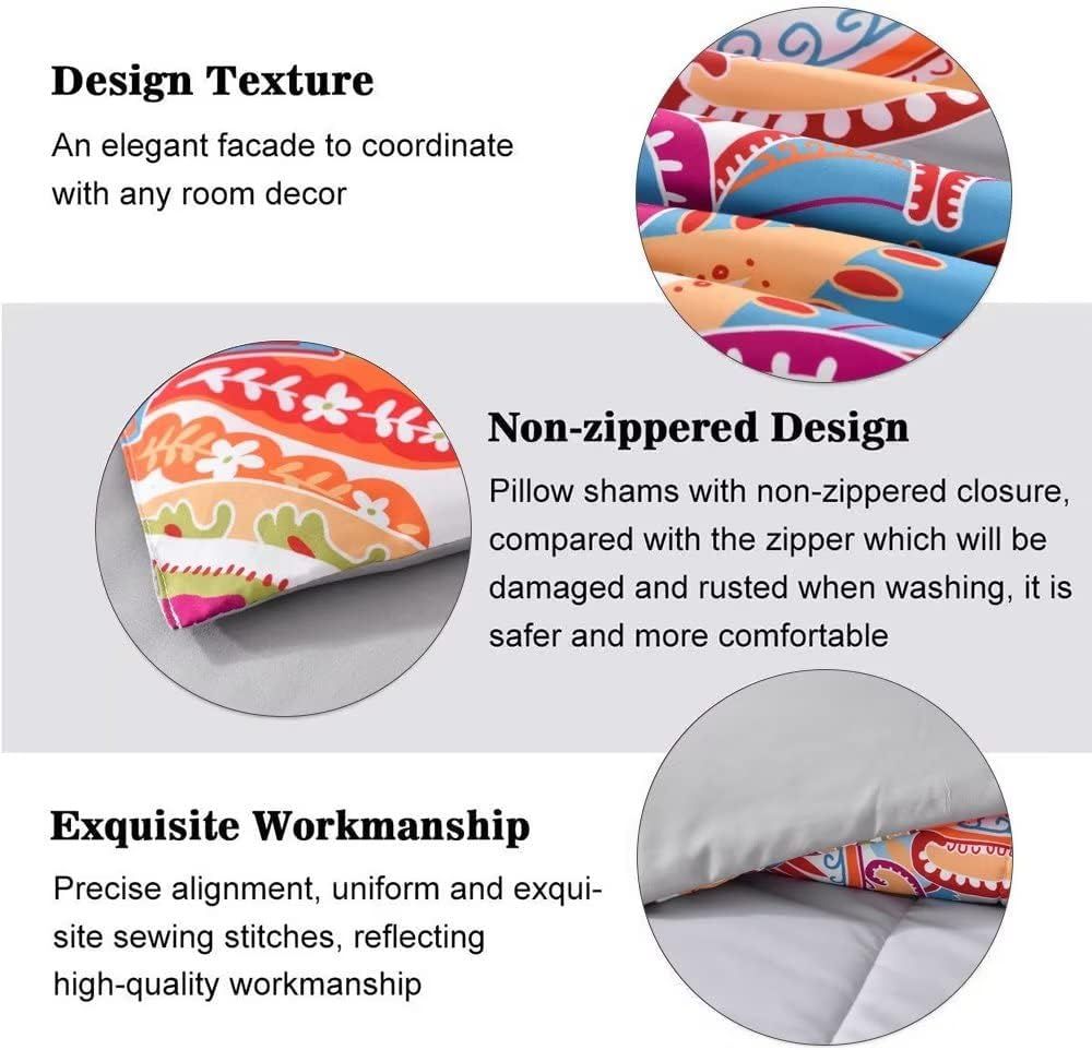 Three-Piece Duvet Cover and Pillowcase Set