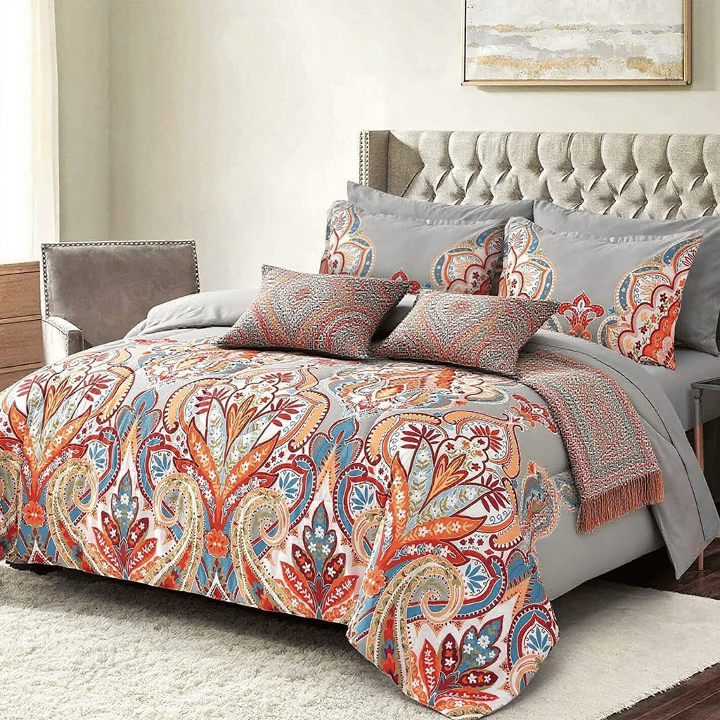 Three-Piece Duvet Cover and Pillowcase Set