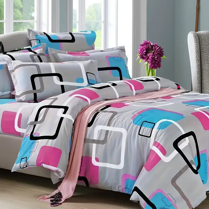Three-Piece Duvet Cover and Pillowcase Set