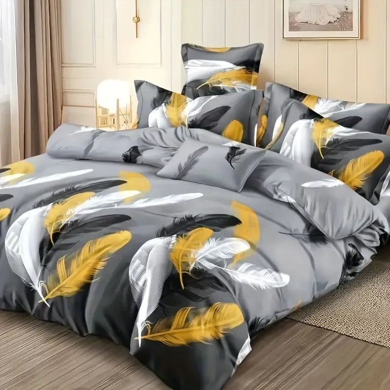 Three-Piece Duvet Cover and Pillowcase Set