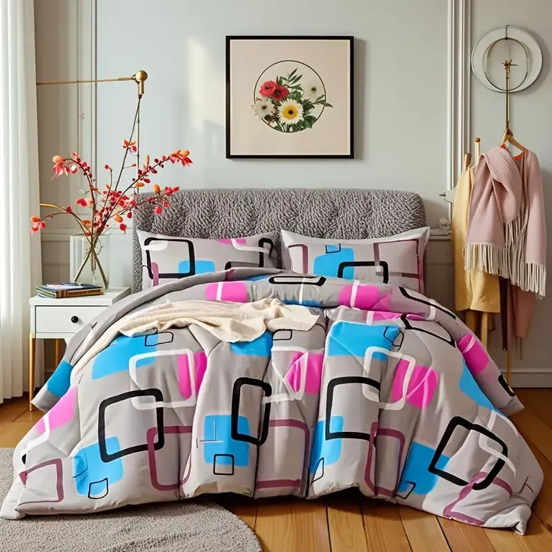 Three-Piece Duvet Cover and Pillowcase Set