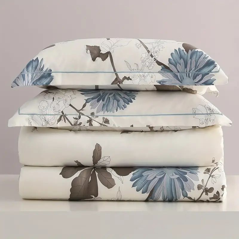 Coordinated Queen Comforter and Pillowcase Set