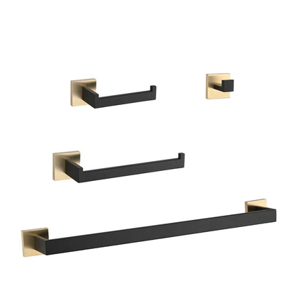 4-Piece Bathroom Hardware Set with Modern Design