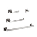 4-Piece Bathroom Hardware Set – Modern Wall-Mounted Storage