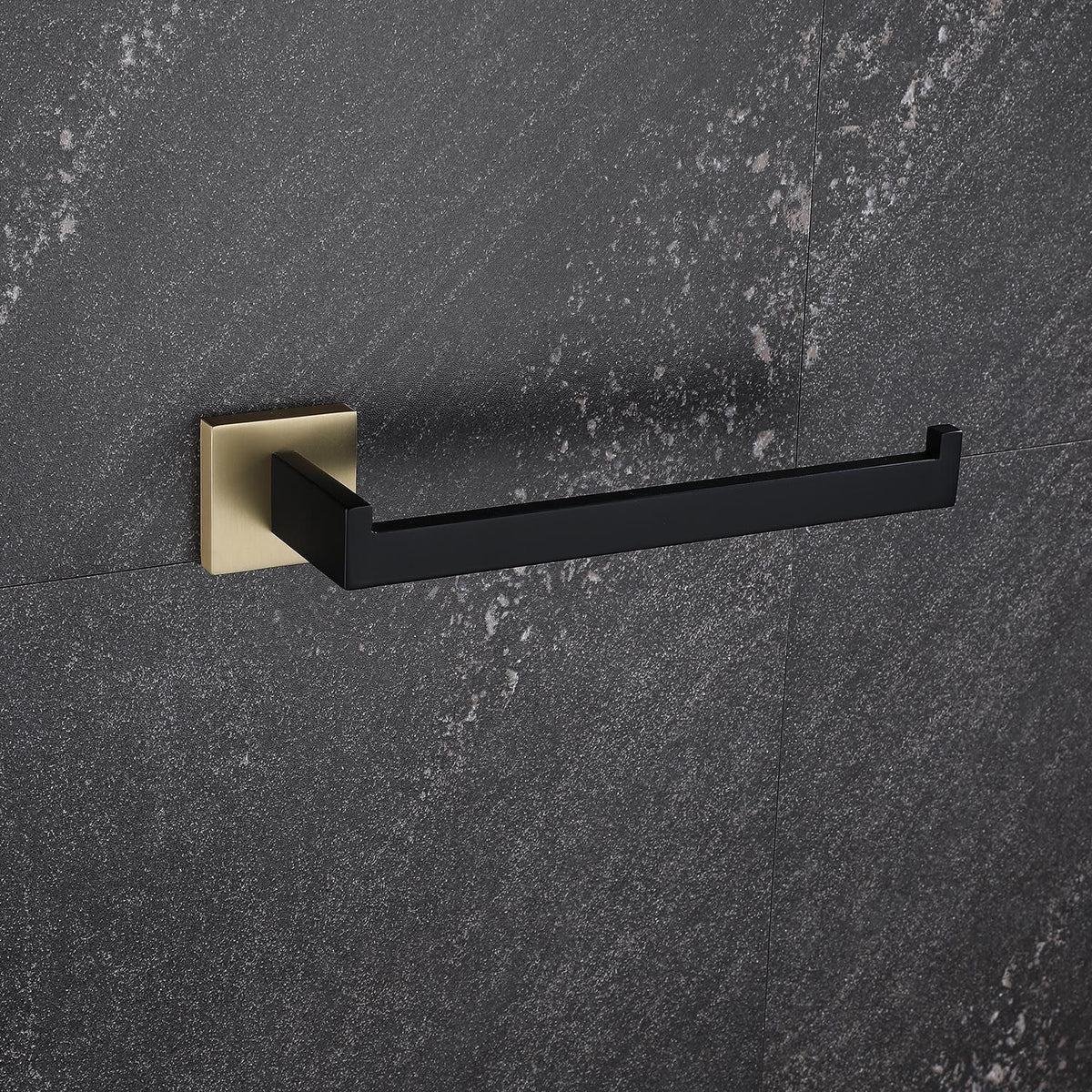 Four-Piece Bathroom Hardware Set with Concealed Mounting