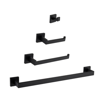 Modern Four-Piece Bathroom Hardware Set
