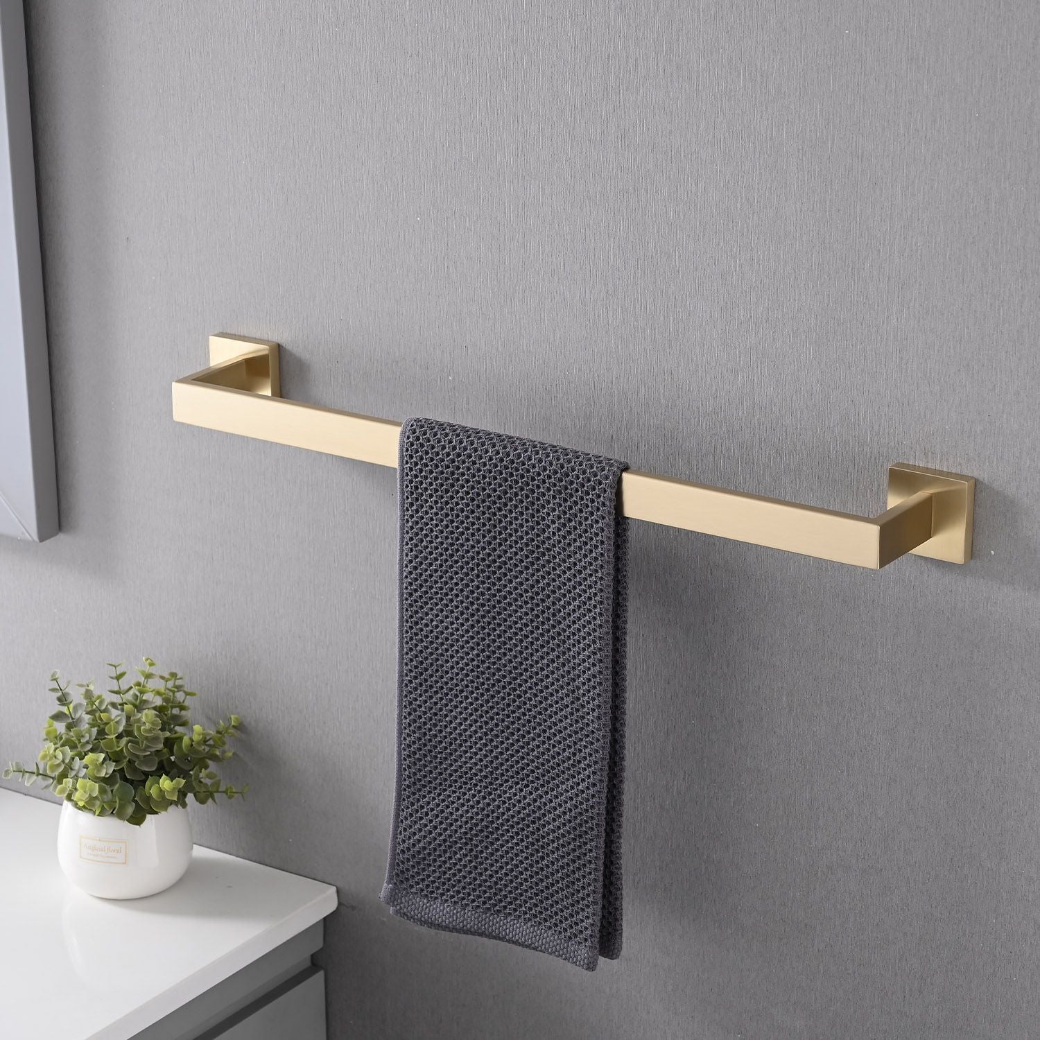 4-Piece Bathroom Hardware Set – Modern Design, Easy Wall Mount Installation