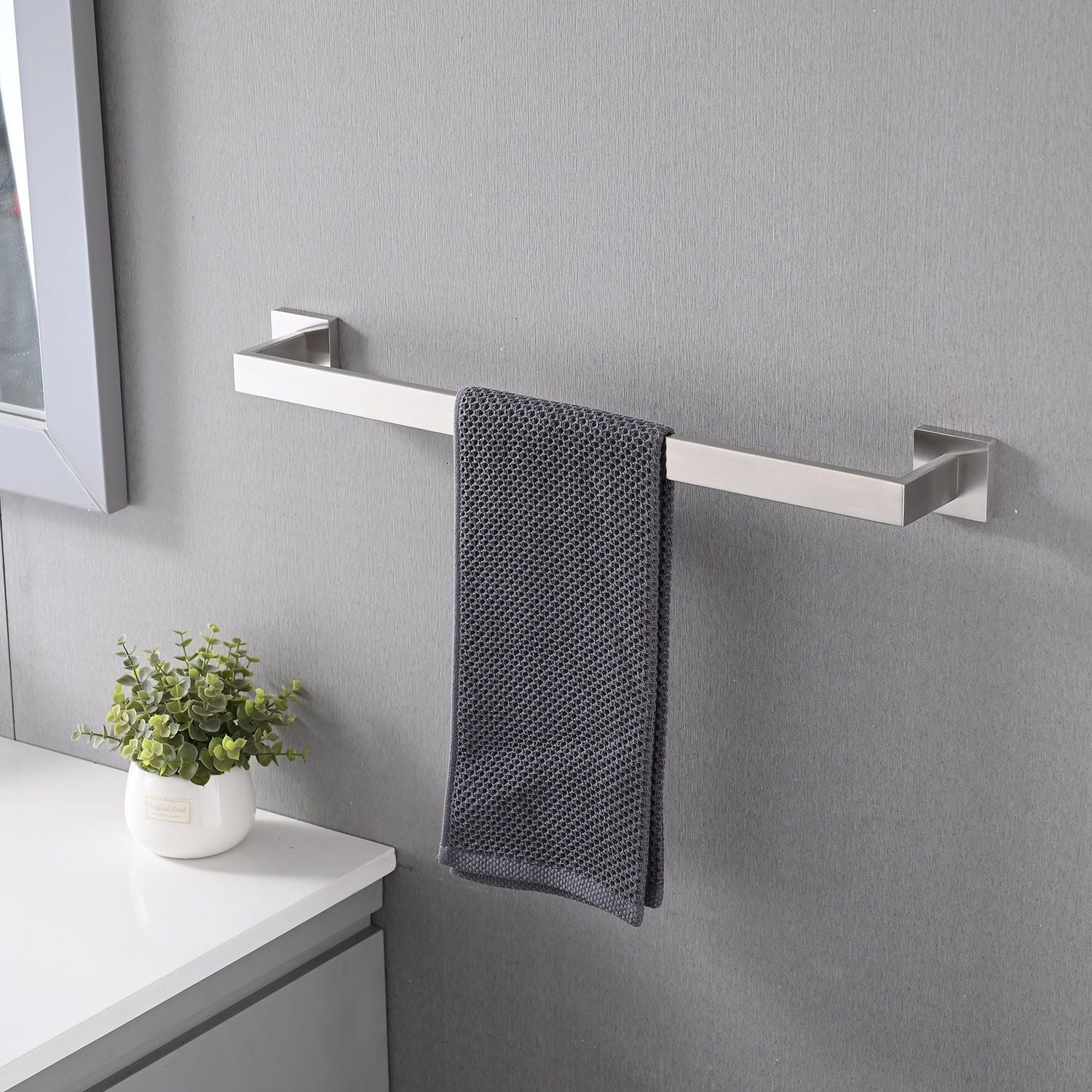 Four-Piece Wall-Mounted Bathroom Hardware Set