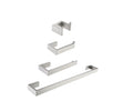 4-Piece Stainless Steel Bathroom Hardware Set for Organized Spaces