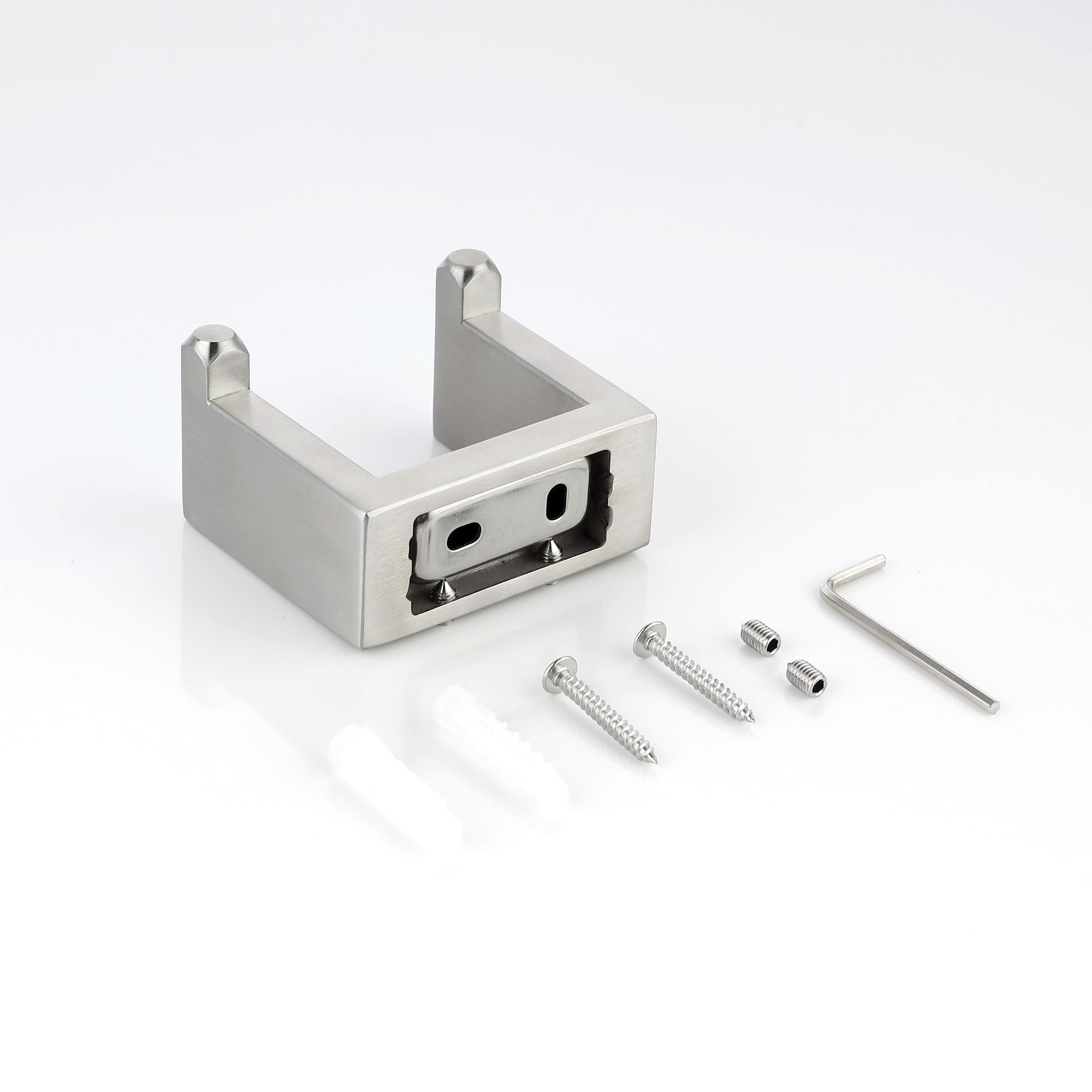 4-Piece Stainless Steel Bathroom Hardware Set for Organized Spaces