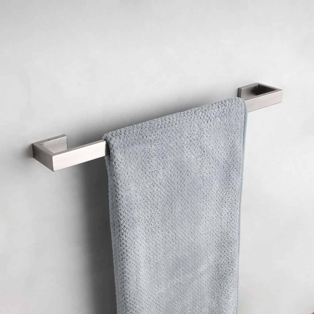 4-Piece Stainless Steel Bathroom Hardware Set for Organized Spaces