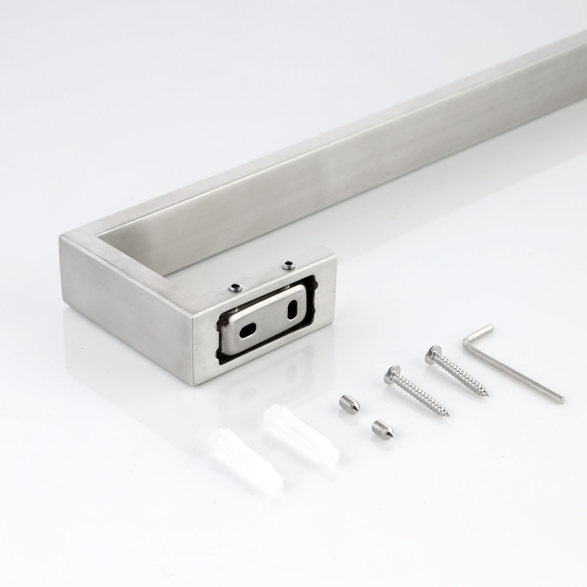 4-Piece Stainless Steel Bathroom Hardware Set for Organized Spaces