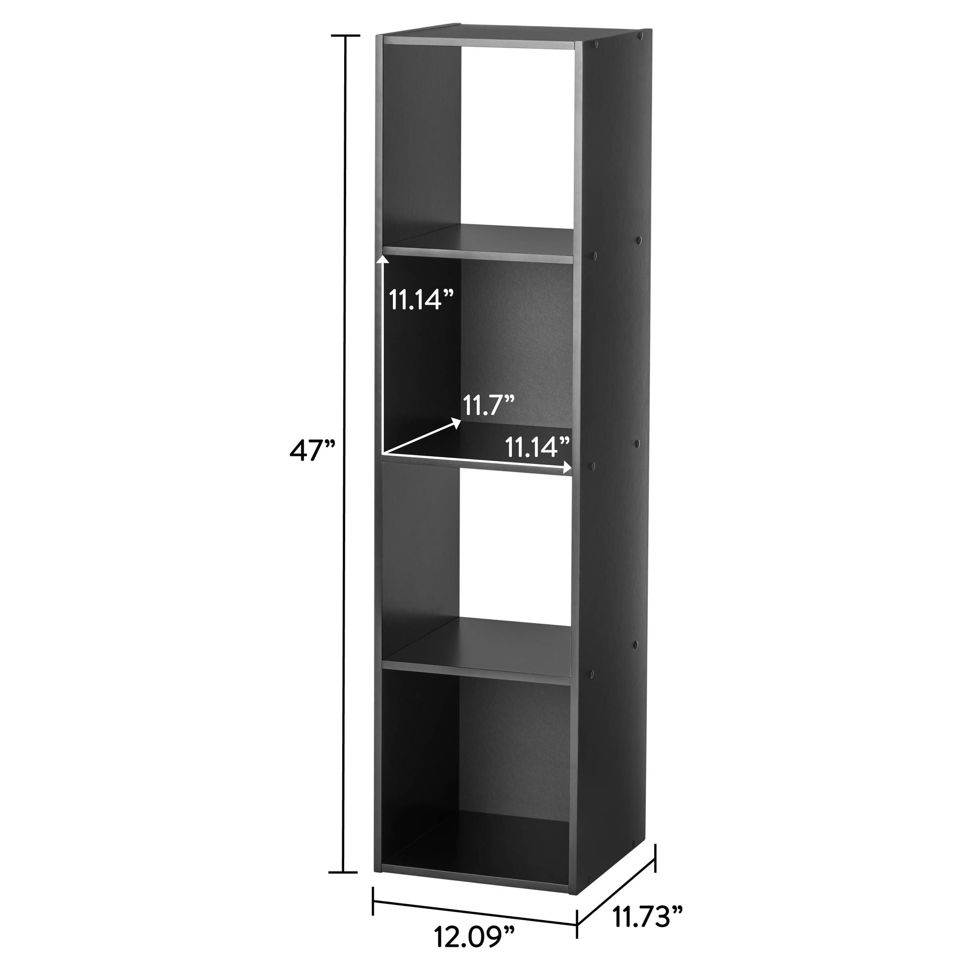 Flexible Four-Cube Open Storage Organizer