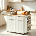 Champagne-Gold Grille Buffet Serving Cart