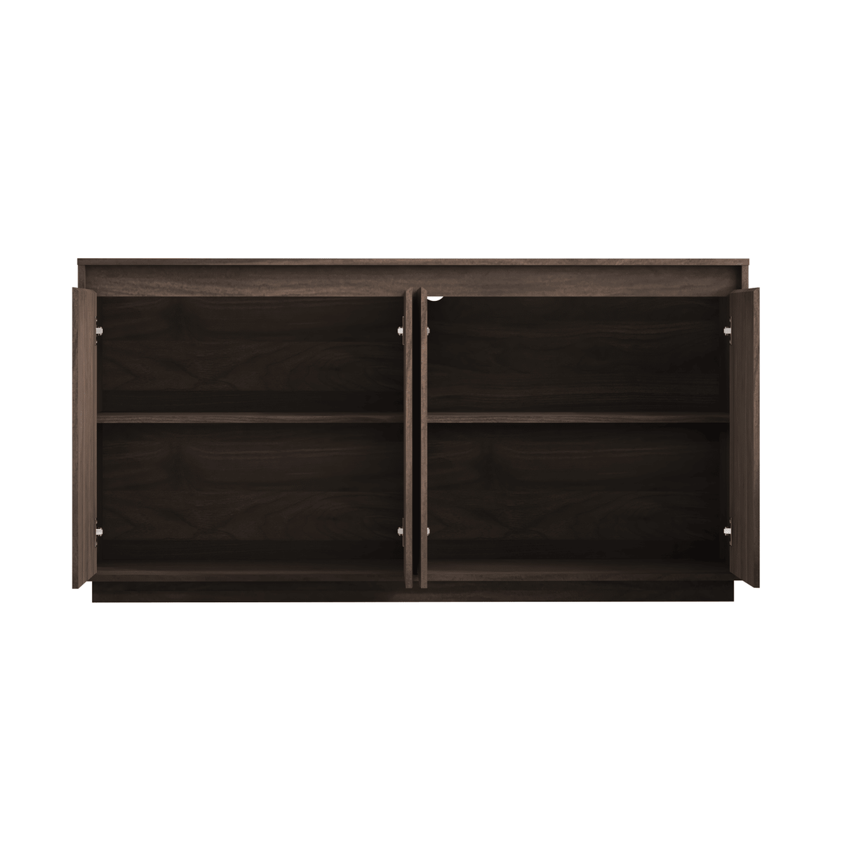 Four-Door Fluted Sideboard with Power Outlet