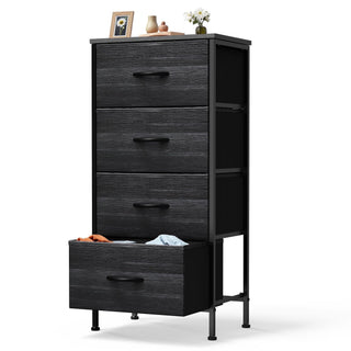 4-Drawer Fabric Dresser: Versatile Storage for Bedroom, Closet & TV Stand