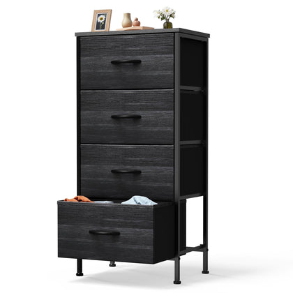 4-Drawer Fabric Dresser: Versatile Storage for Bedroom, Closet & TV Stand