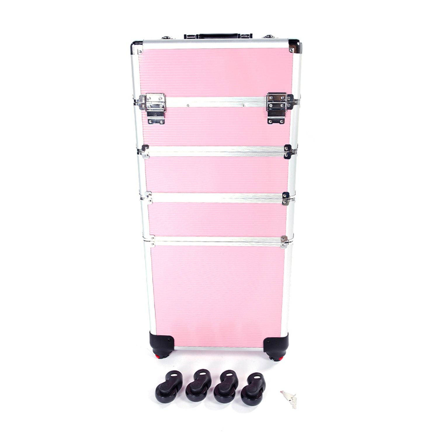 1 Aluminum Cosmetic Makeup Case Tattoo Box Pink